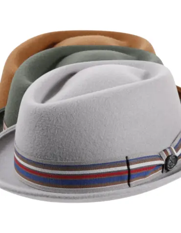 Diamant Shape Wollfilzhut „Striped“ mit gestreiftem Hutband|Diamant Shape Wollfilzhut „Striped“ mit gestreiftem Hutband|Diamant Shape Wollfilzhut „Striped“ mit gestreiftem Hutband|Diamant Shape Wollfilzhut „Striped“ mit gestreiftem Hutband