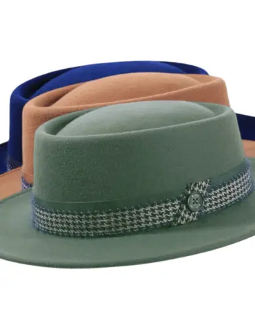 Fedora Wollfilz „Mohair Pied de Poule“ in Handarbeit gefertigt|Fedora Wollfilz „Mohair Pied de Poule“ in Handarbeit gefertigt|Fedora Wollfilz „Mohair Pied de Poule“ in Handarbeit gefertigt|Fedora Wollfilz „Mohair Pied de Poule“ in Handarbeit gefertigt