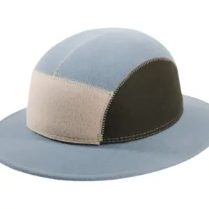7-Pannel Safari Wollfilzhut in Himmelblau-Beige-Schlamm|7-Pannel Safari Wollfilzhut in Himmelblau-Beige-Schlamm|7-Pannel Safari Wollfilzhut in Himmelblau-Beige-Schlamm
