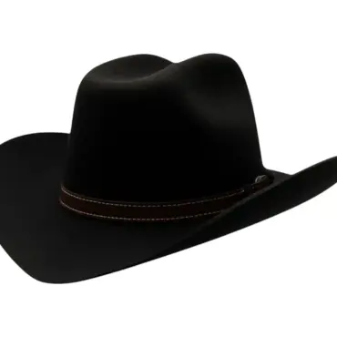 Westernhut Rodeo mit spitz zulaufender Krempe in Schwarz||||||||||||||||||||||||||||||||||||||||||||||||||||||||||||