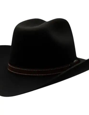 Westernhut Rodeo mit spitz zulaufender Krempe in Schwarz||||||||||||||||||||||||||||||||||||||||||||||||||||||||||||