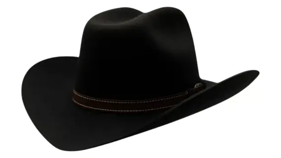 Westernhut Rodeo mit spitz zulaufender Krempe in Schwarz||||||||||||||||||||||||||||||||||||||||||||||||||||||||||||