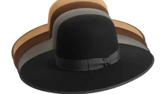 Open Crown - Old West Filzhut