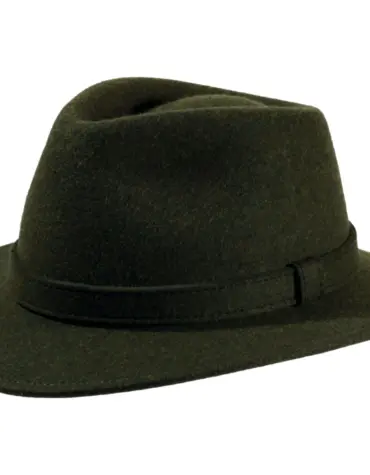 Cityhut aus Wollfilz mit schmaler Krempe