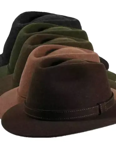 ityhut aus Wollfilz mit schmaler Krempe