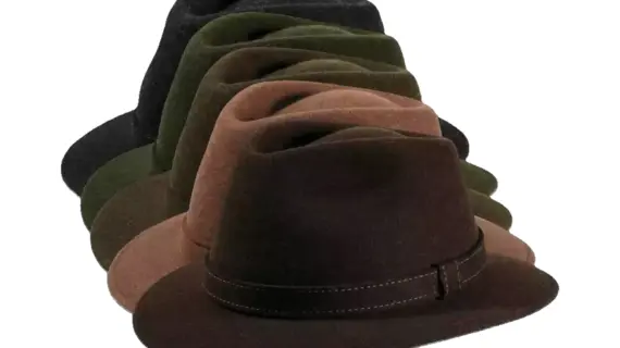 ityhut aus Wollfilz mit schmaler Krempe