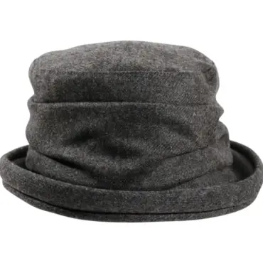 Damenmütze Merino Wolle Moon Anthrazit