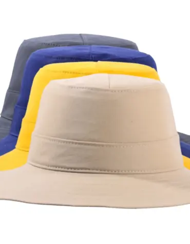 Outdoorhut gewachst in Gelb