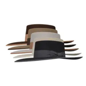 Variantenbild Buckaroo Westernhut Premium Biberhut in Schwarz Dunkelbraun Ocker Hellbeige und Hellgrau