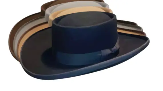 Variantenbild Gambler Western Filzhut in Schwarz Dunkelbraun Camel und Hellgrau