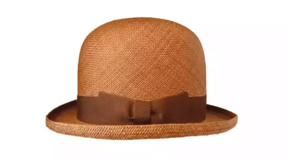 Western Derby Panamageflecht „Death Valley“ Nougat