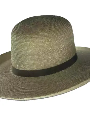 Western Strohhut OPEN CROWN aus Weizenstroh – Handgefertigt in der Schweiz|||||||||