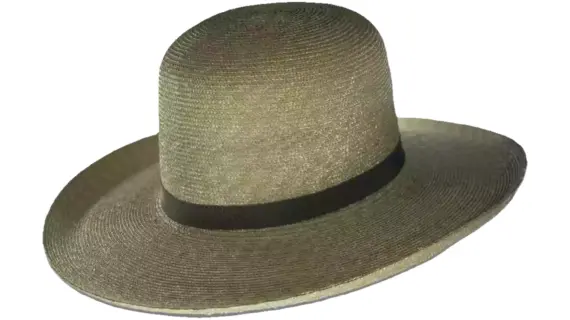 Western Strohhut OPEN CROWN aus Weizenstroh – Handgefertigt in der Schweiz|||||||||