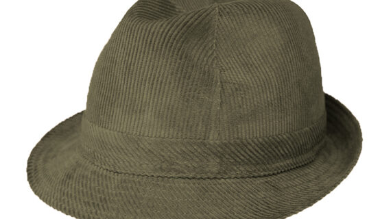 Stoffhut Trilby Cord uni – hochwertige Kopfbedeckung von Fiebig bei Hut Factory Schweiz
