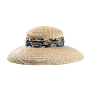 Damencloche mit Floralem Hutband||