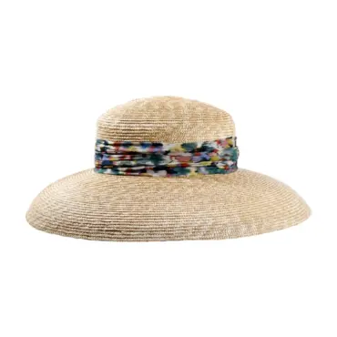 Damencloche mit Floralem Hutband||