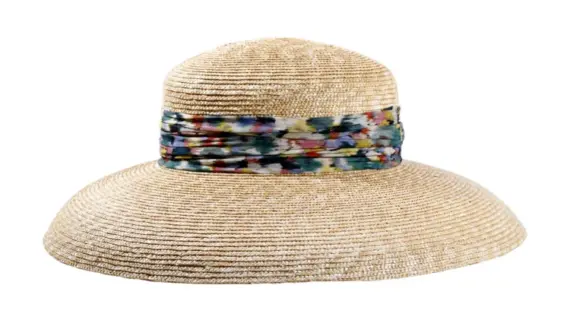 Damencloche mit Floralem Hutband||