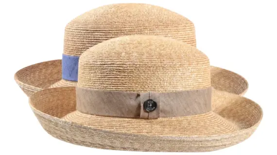 Damen Strohhut aus Weizenstroh mit Leinenband|Damen Strohhut aus Weizenstroh mit Leinenband|Damen Strohhut aus Weizenstroh mit Leinenband|||