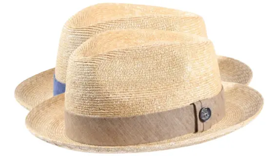 Sommerhut Player aus Weizenstroh mit blauem oder sandfarbenem Leinenband|Sommerhut Player aus Weizenstroh mit blauem oder sandfarbenem Leinenband|Sommerhut Player aus Weizenstroh mit blauem oder sandfarbenem Leinenband|||