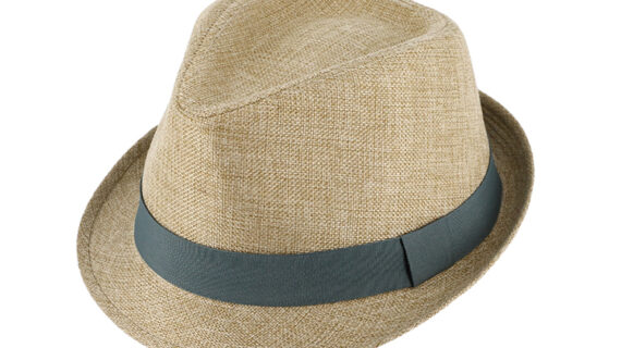 Stoffhut Trilby Leinen uni mit Ripsband – hochwertige Kopfbedeckung von Fiebig bei Hut Factory Schweiz