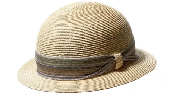 Strohhut Freiamt UezwilerIn natur mit Multicolor-Hutband||