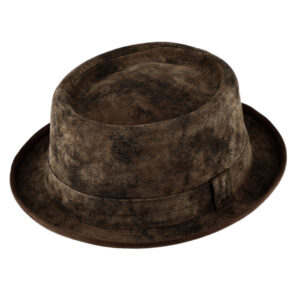 Porkpie Leder – hochwertige Kopfbedeckung von Fiebig bei Hut Factory Schweiz