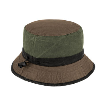 Fischerhut gewaschene Baumwolle mit Tunnelzug – hochwertige Kopfbedeckung von Fiebig bei Hut Factory Schweiz