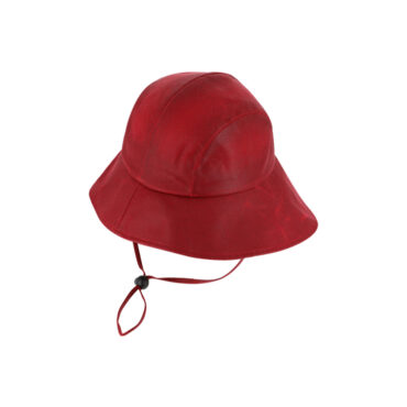 Stoffhut gewachst uni mit Nackenschutz und verstellbarem Kinnband – hochwertige Kopfbedeckung von Fiebig bei Hut Factory Schweiz