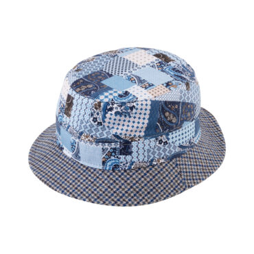 Fischerhut Seide gemustert Krempe Hahnentritt – hochwertige Kopfbedeckung von Fiebig bei Hut Factory Schweiz