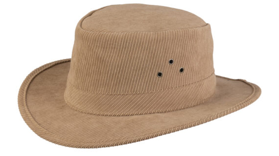 Stoffhut Australier Cord uni UV-Schutz – hochwertige Kopfbedeckung von Fiebig bei Hut Factory Schweiz