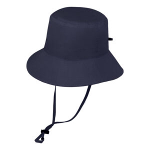 Stoffhut Bucket uni mit Kinnband wasserabweisend UV-Schutz – hochwertige Kopfbedeckung von Fiebig bei Hut Factory Schweiz