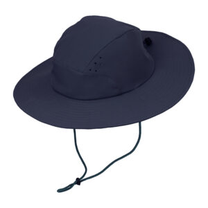 Stoffhut uni mit Kinnband und Tunnelzug wasserabweisend – hochwertige Kopfbedeckung von Fiebig bei Hut Factory Schweiz