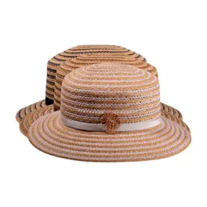 Pedalin und Bast mit Strohblume|Damenhut Freiamt Islisbergerin aus Weizenstroh