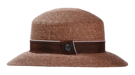 Damen Cloche-Hut in Nougat mit braunem Rebsband und Knopf|Damen Cloche-Hut in Nougat mit braunem Rebsband und Knopf|Damen Cloche-Hut in Nougat mit braunem Rebsband und Knopf|Damen Cloche-Hut in Nougat mit braunem Rebsband und Knopf