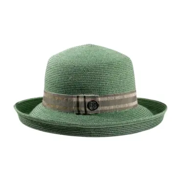 Damen Aufschlaghut Hanf "Leinengarniert"