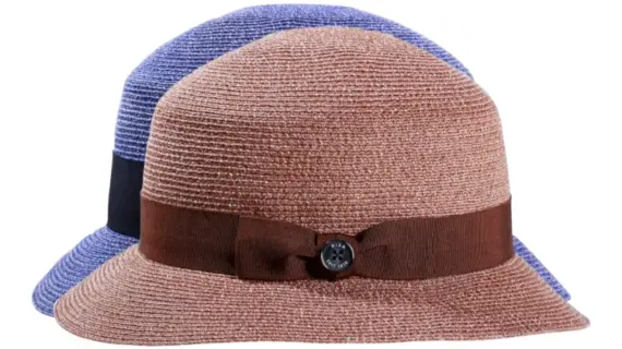 Damen Sommerhut Cloche aus Hanf in Braun oder Jeansblau mit Rollfunktion|Damen Sommerhut Cloche aus Hanf in Braun oder Jeansblau mit Rollfunktion|Damen Sommerhut Cloche aus Hanf in Braun oder Jeansblau mit Rollfunktion|||