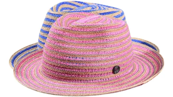 Fedora Strohhut Fancy Hemp aus Hanf-Raffia in Pink oder Blau|Fedora Strohhut Fancy Hemp aus Hanf-Raffia in Pink oder Blau|Fedora Strohhut Fancy Hemp aus Hanf-Raffia in Pink oder Blau|||