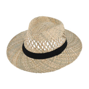 Strohhut Traveller mit Ripsband
