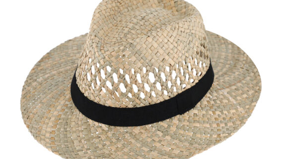 Strohhut Traveller mit Ripsband