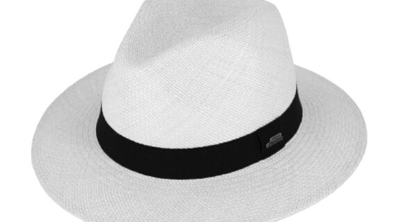 Panamahut Traveller mit Ripsband uni