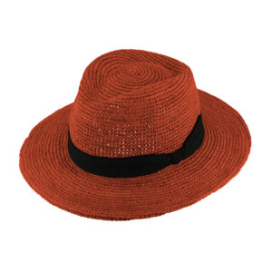 Strohhut Traveller Raffia Ripsband uni