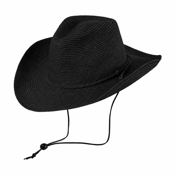 Cowboyhut geflochten mit Kinnband – Bild 7