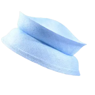 Faltbarer Damenhut aus Sisal in verschiedenen Farben