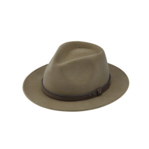 Wollfilzhut Traveller Merino passendes Kunstlederband