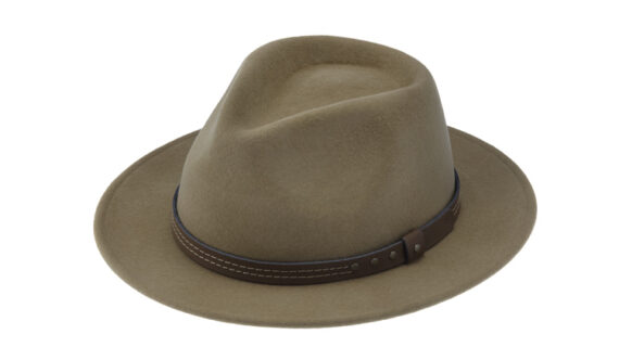 Wollfilzhut Traveller Merino passendes Kunstlederband