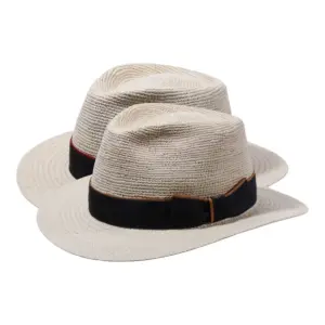 Panamahut Fedora City natur mit schwarzem Rebsband|Panamahut Fedora City natur mit schwarzem Rebsband|Panamahut Fedora City natur mit schwarzem Rebsband|||