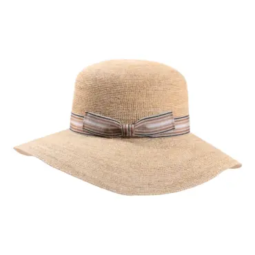 Damen Strohhut Cloche Raffia gehäkelt|Damen Strohhut Cloche Raffia gehäkelt|