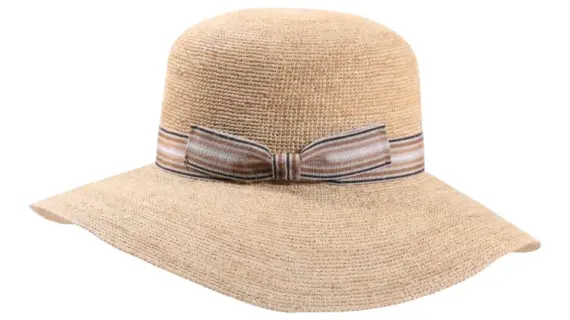 Damen Strohhut Cloche Raffia gehäkelt|Damen Strohhut Cloche Raffia gehäkelt|