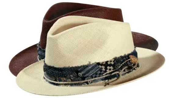 Panamahut Rugged-Brisa Natur & Dunkelbraun mit Japan Navy Garnitur|Panamahut Rugged-Brisa Natur & Dunkelbraun mit Japan Navy Garnitur|Panamahut Rugged-Brisa Natur & Dunkelbraun mit Japan Navy Garnitur|||