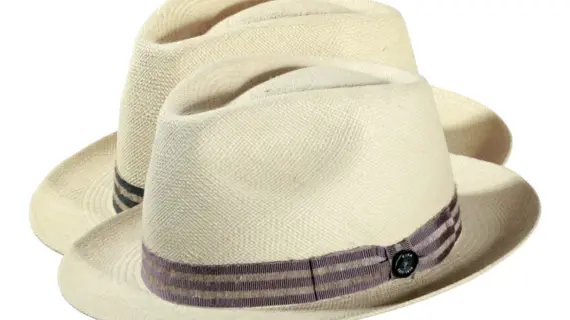 Panamahut Player aus Naturstroh mit gestreiftem Leinenband|Panamahut Player aus Naturstroh mit gestreiftem Leinenband|Panamahut Player aus Naturstroh mit gestreiftem Leinenband|||